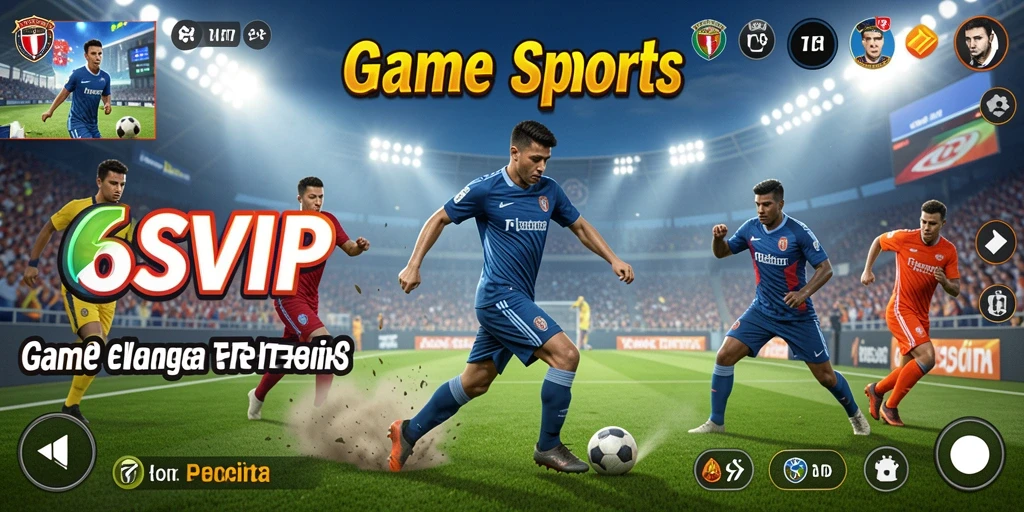 Screenshot gameplay 6SVIP menampilkan aksi seru dalam olahraga.