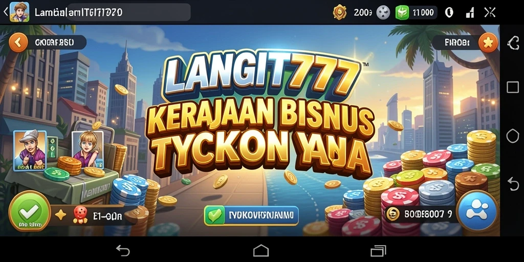 Gameplay LANGIT777 yang memukau saat membangun kerajaan bisnis.