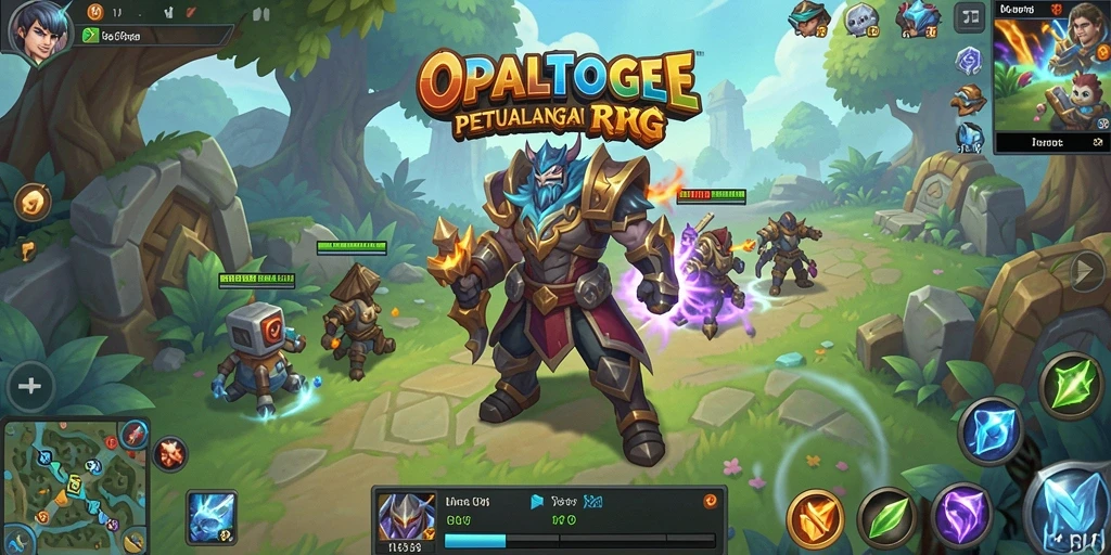Tampilan gameplay RPG yang mendebarkan di OPALTOGEL.