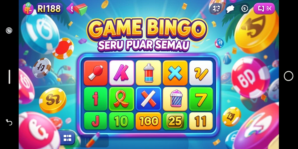 Tampilan gameplay seru di RI188 saat bermain Bingo.