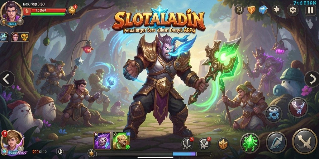 Screenshot menampilkan aksi seru dalam gameplay ARPG.